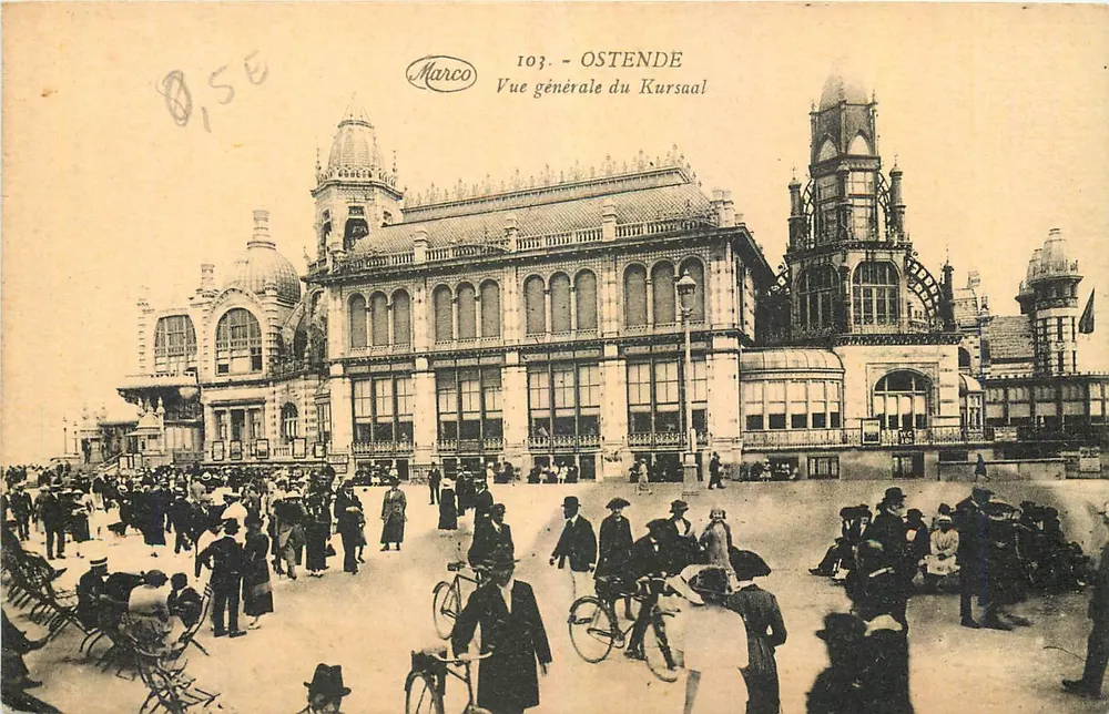 Ostende — Algemene uitzicht van het Kursaal — Marco - Voorkant