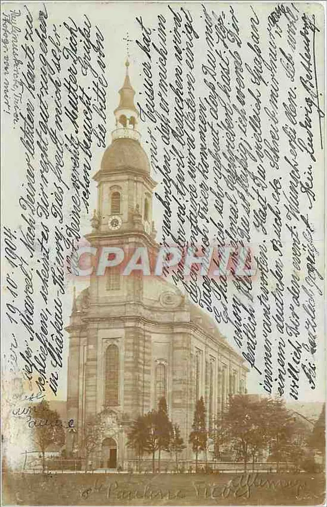 Igreja de Château-Thierry — vista da fachada e do sino — editor desconhecido - Frente