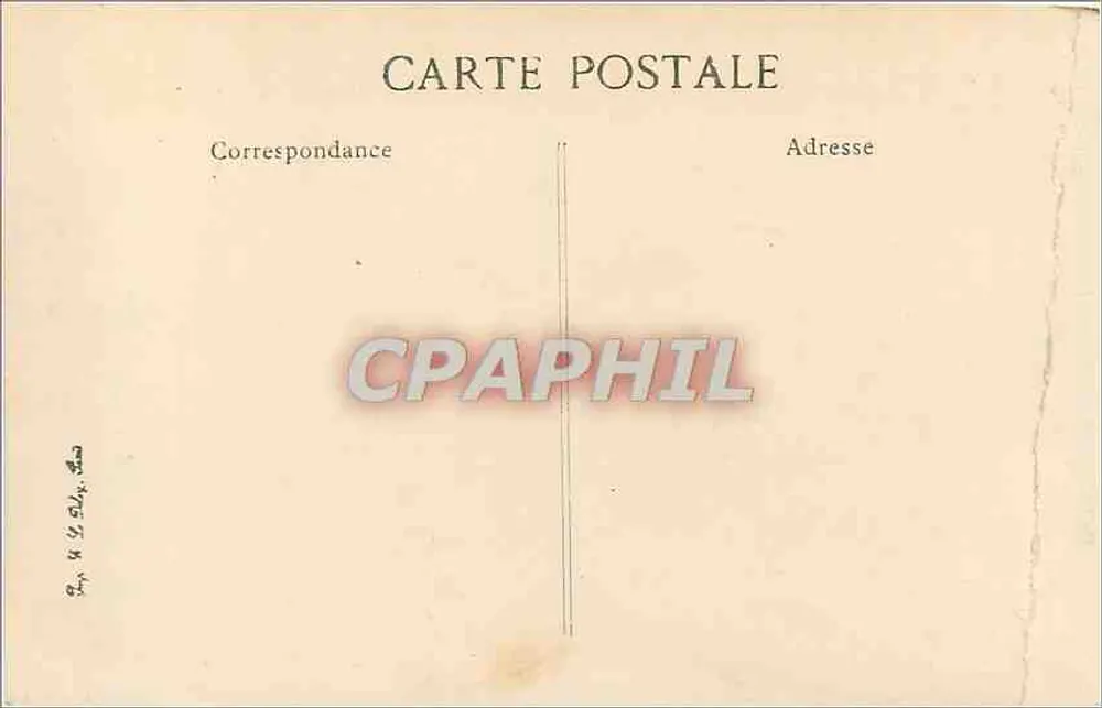 Comblies — A Igreja destruída — Visé, Paris N° 1503 - Verso
