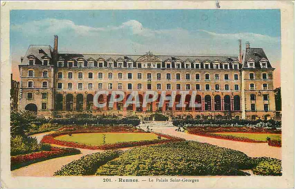 Rennes — O Palácio São Jorge — Magrè - Frente