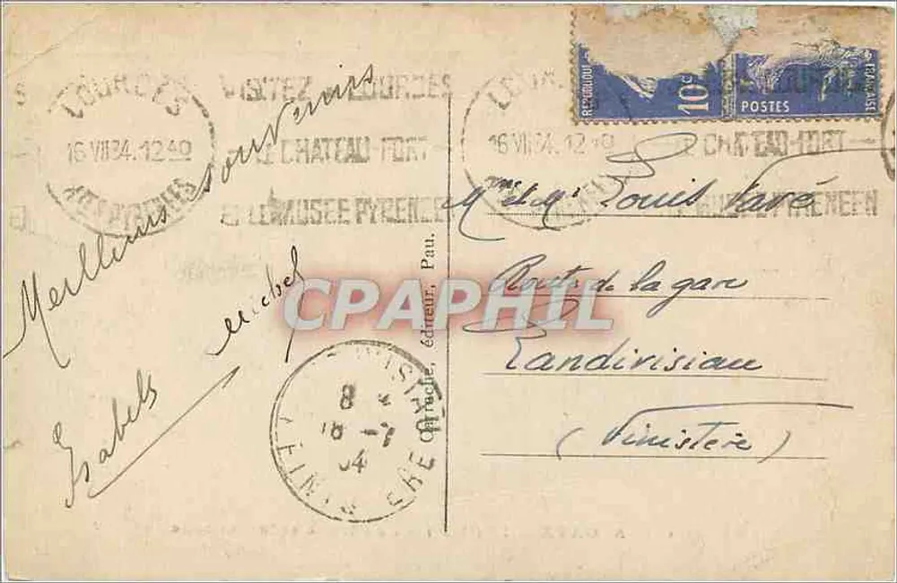 Gavarnie (H.P.) — O Circo e a Cascata — C.C. 5 - Verso
