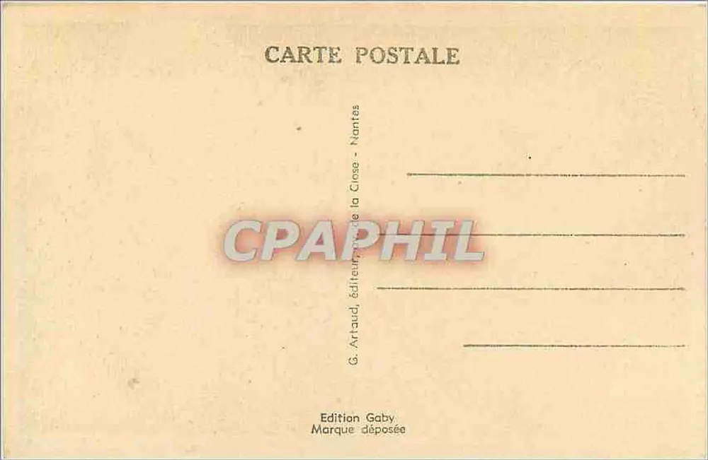 CAP FRÉHEL (C.-du-N.) — Der Fort La Latte und der Menhir genannt "Pierre de Gargantua" - Rückseite