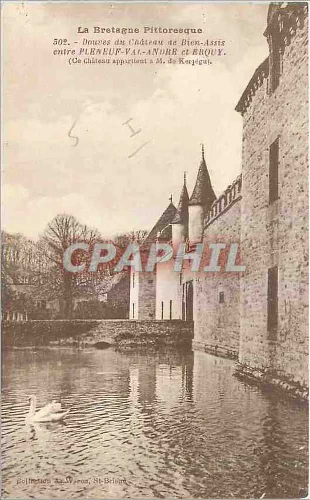 Schloss Bien-Assis — Pleneuf-Val-André — Sammlung A. Waron, St-Brieuc - Vorderseite