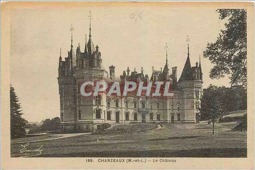 Chanzéaux (M.-et-L.) — El Castillo — Editor: Bracoby, n° 189 - Anverso