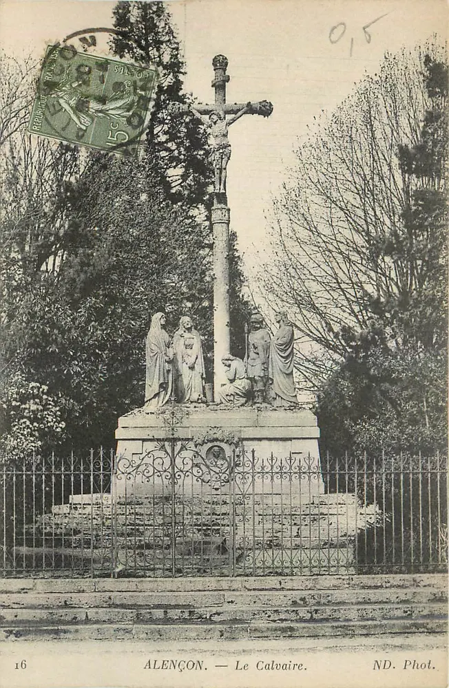 Alençon — Widok na Kalwaryę — ND. Fot. - Awers