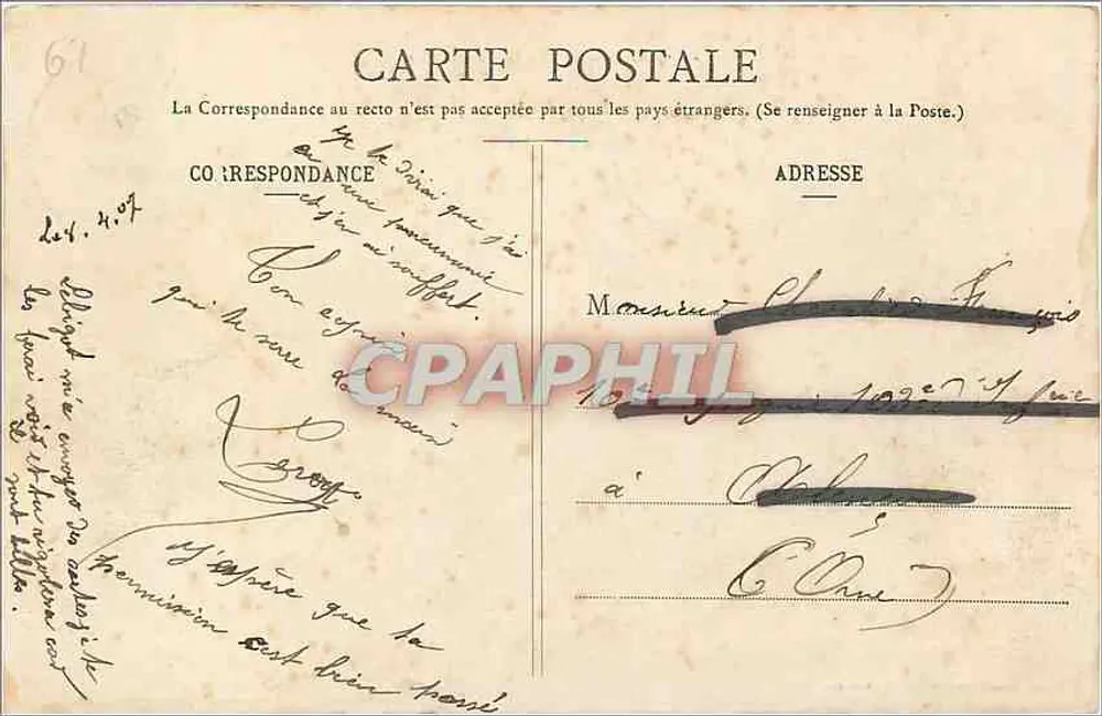 Alençon - A Halle aux Blés — Maison des Magasins Réunis, editora - Verso