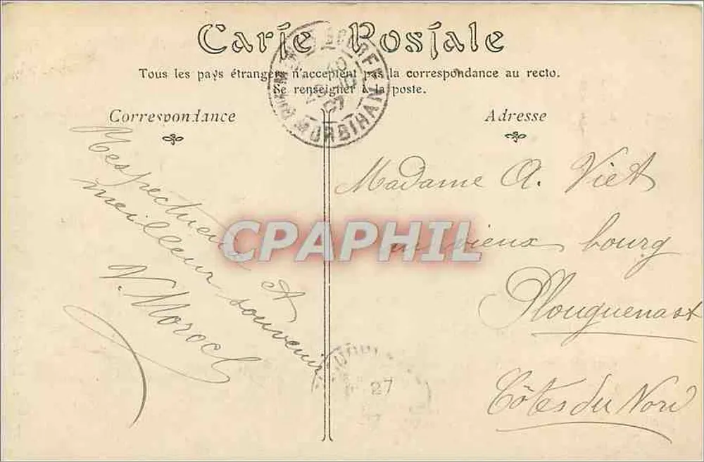 LE FAOUET (Morbihan) — Kapel van Sint-Barbara — ND. Fot. - Achterkant