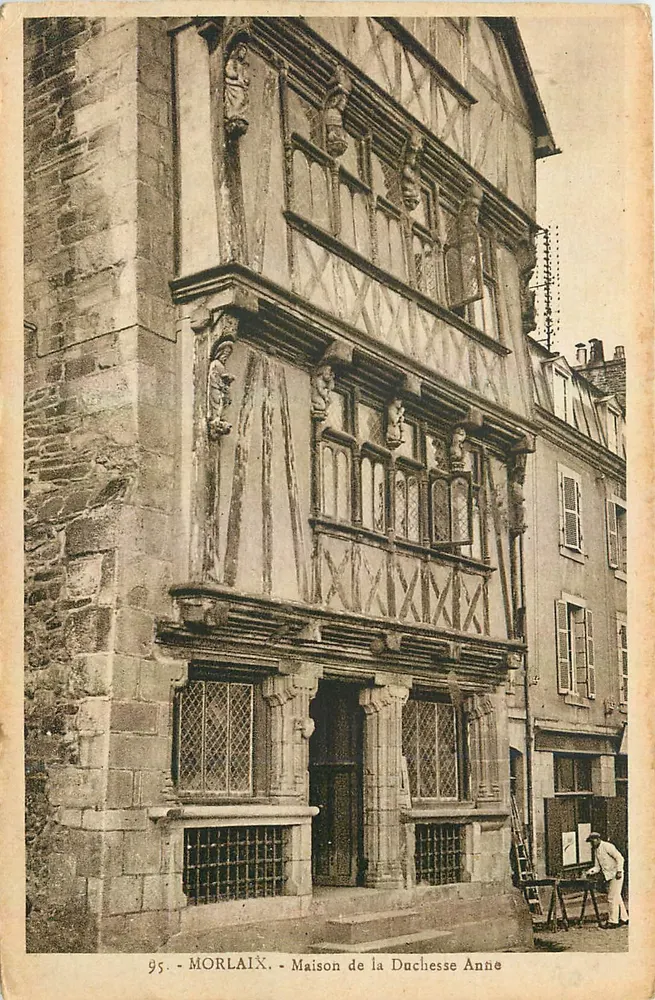 Morlaix - Casa da Duquesa Ana — Edição 'A Cegonha', Paris - Frente