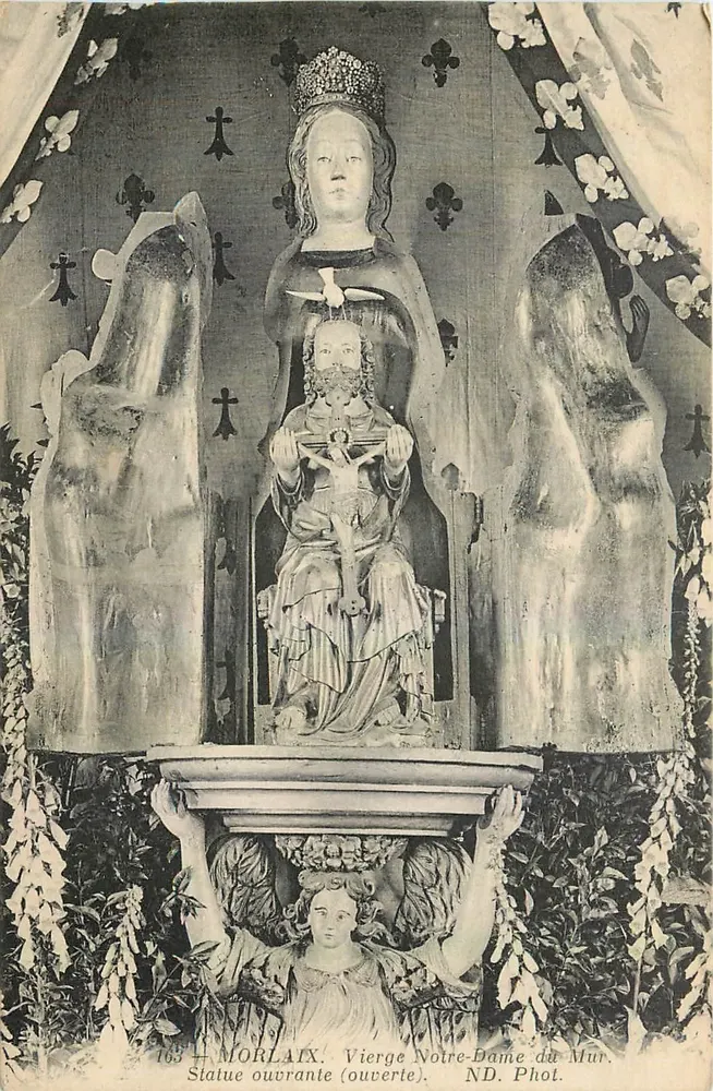 Morlaix — Panny Maria z Muru, otwarta figura — ND. Phot. - Awers