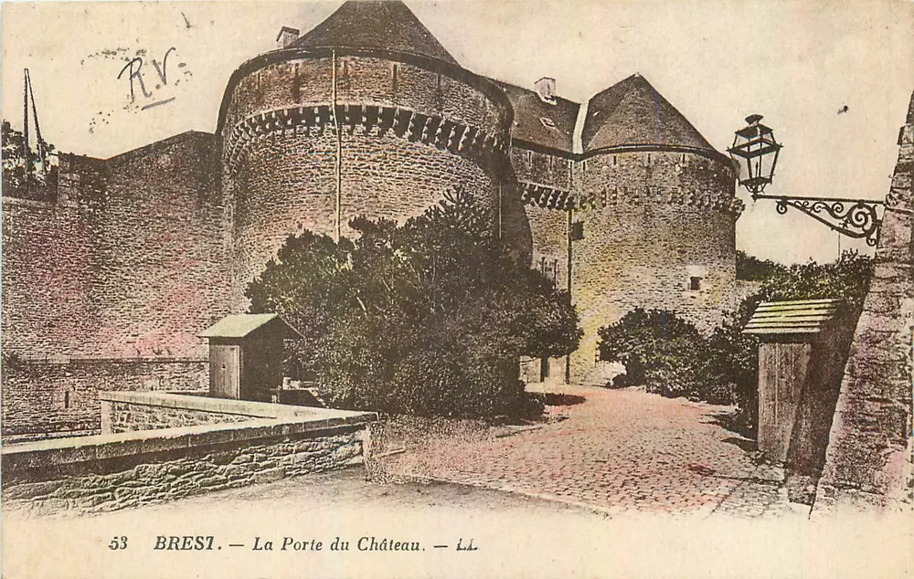 Brest — A Porta do Castelo — LL - Frente