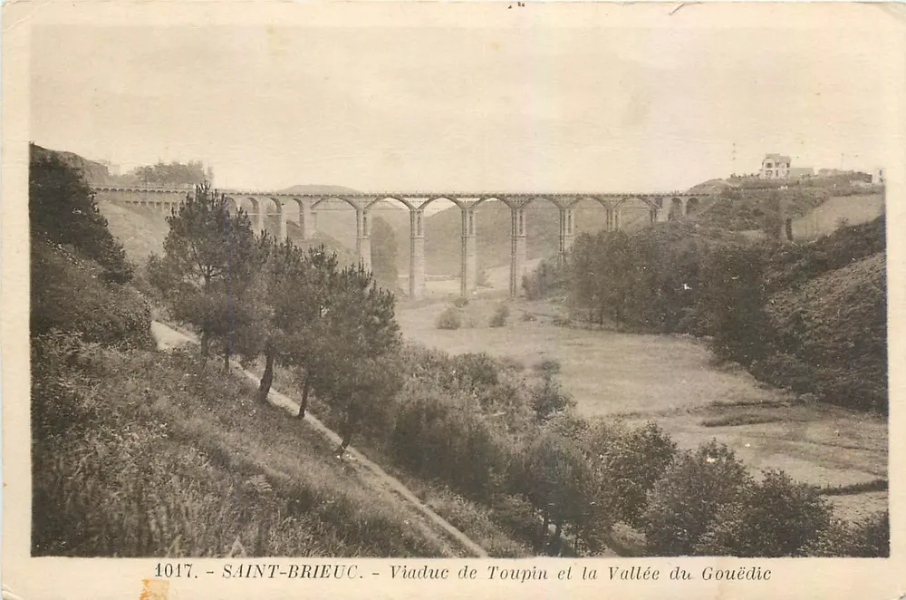Saint-Brieuc — Viadukt von Toupin und das Tal Gouëdic — Edition La Cigogne, Rennes - Vorderseite