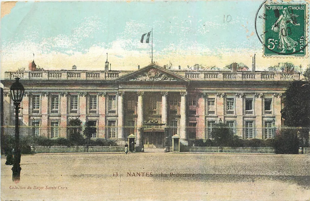 NANTES — A Prefeitura — Coleção do Bazar Santa Cruz - Frente