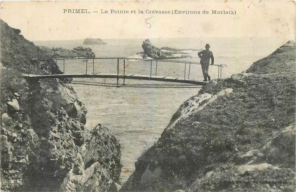 Primel — A Ponta e a Fenda (Arredores de Morlaix) — Edição especial do Moka Leroux - Frente