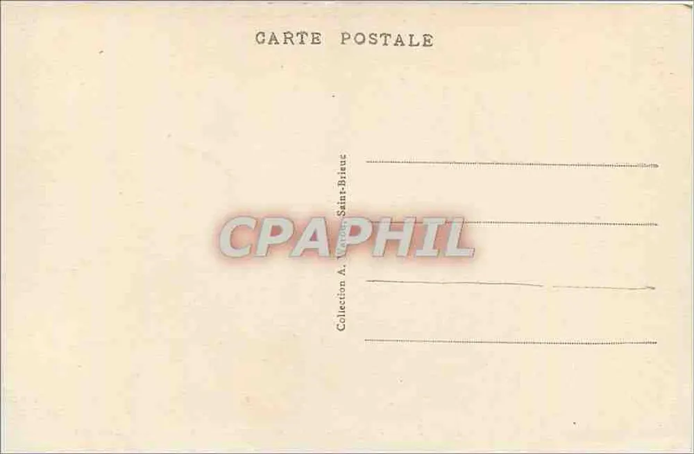 Cap Fréhel — Der Amas du Cap und die mächtigen Klippen, die ihn überragen — A. W. - 2922 - Rückseite