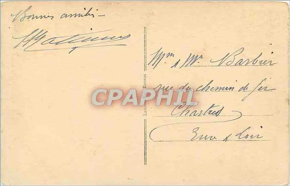 Dinan - Porta e Rua do Jerzual — editor anônimo, n° 2291 - Verso