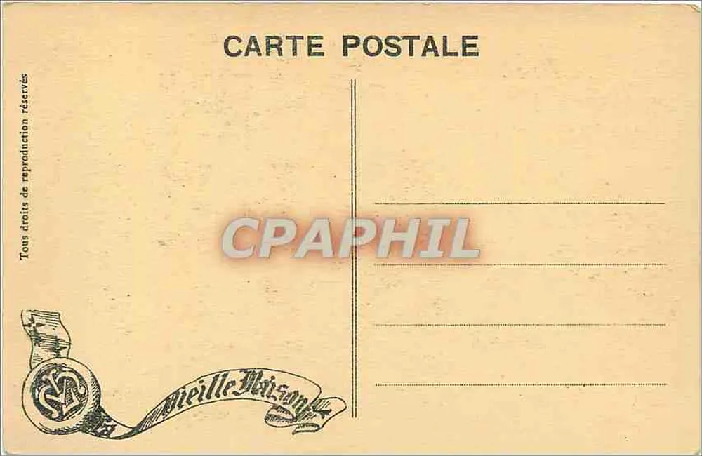 Dinan - Rue du Jersual — vista da rua com uma mulher no horizonte — editor Meille Raisonge, n° 10 - Verso