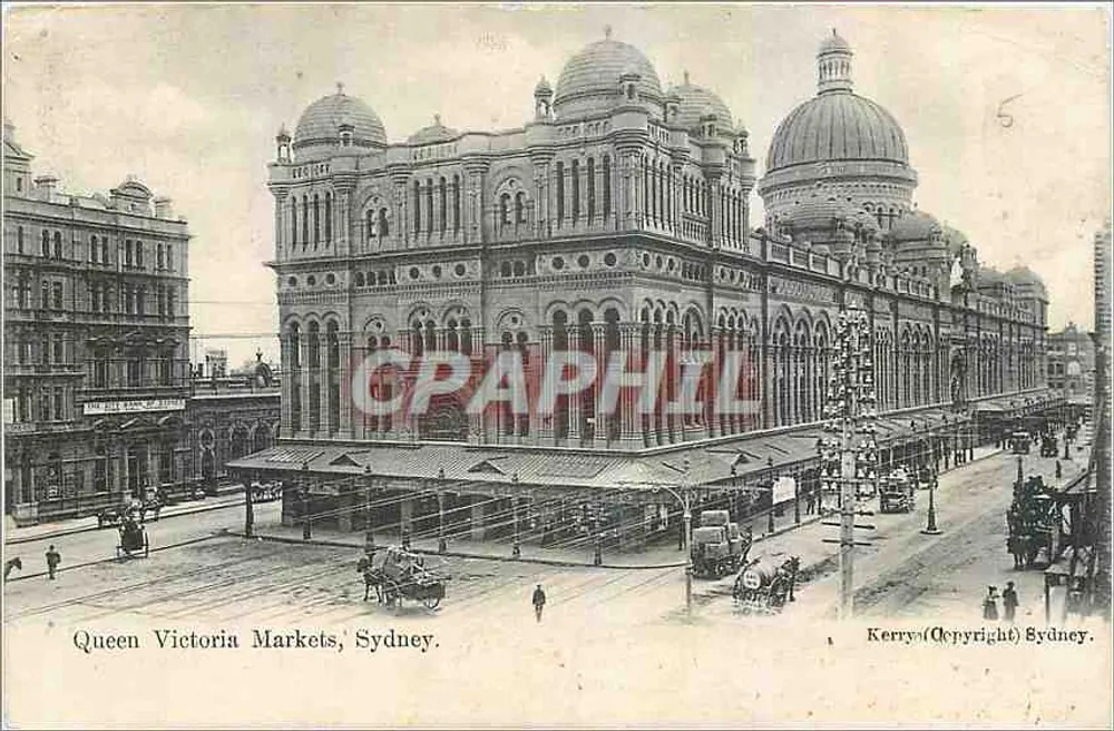Queen Victoria Markets, Sydney — vue architecturale — Kerry (Copyright) Sydney, n°5 - Recto