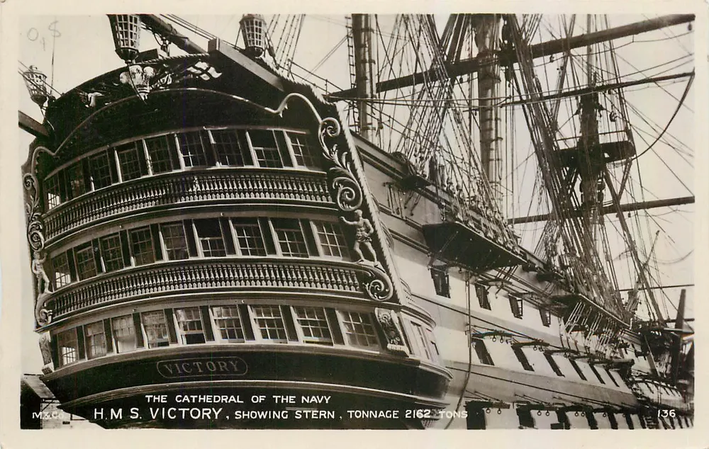 H.M.S. VICTORY — Die Kathedrale der Marine — Mills & Co. Ltd., Portsmouth, n°136 - Vorderseite