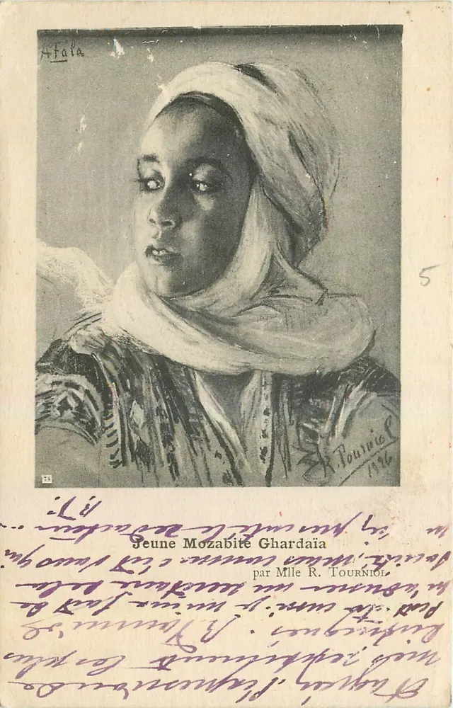 Jovem mozabita Ghardaïa — por Mlle R. Tourniol — 1936 - Frente