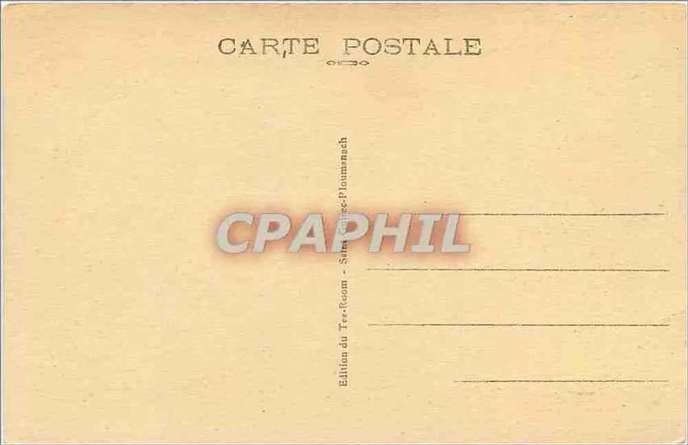 Ploumanach (C. du N.) — Rochas estranhas — O Coelho - Verso