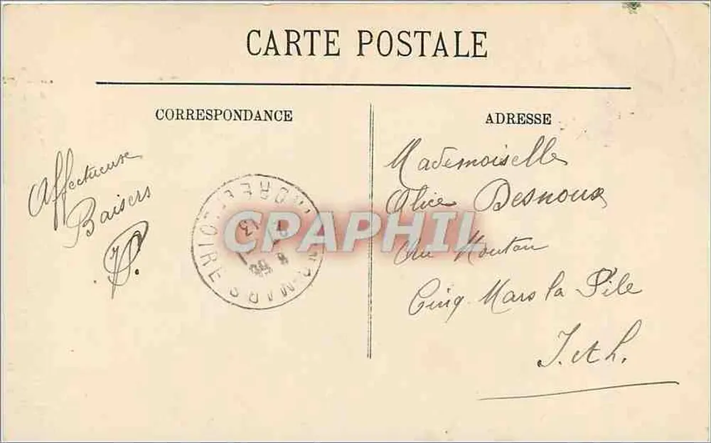 Tours — La Cathédrale Saint-Gatien (XIIe et XVIe siècles) — éditeur anonyme, n° 314 - Verso