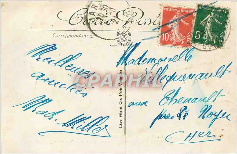 Versailles — Palais de Versailles et la Grille d'Honneur — éditeur LL - Verso