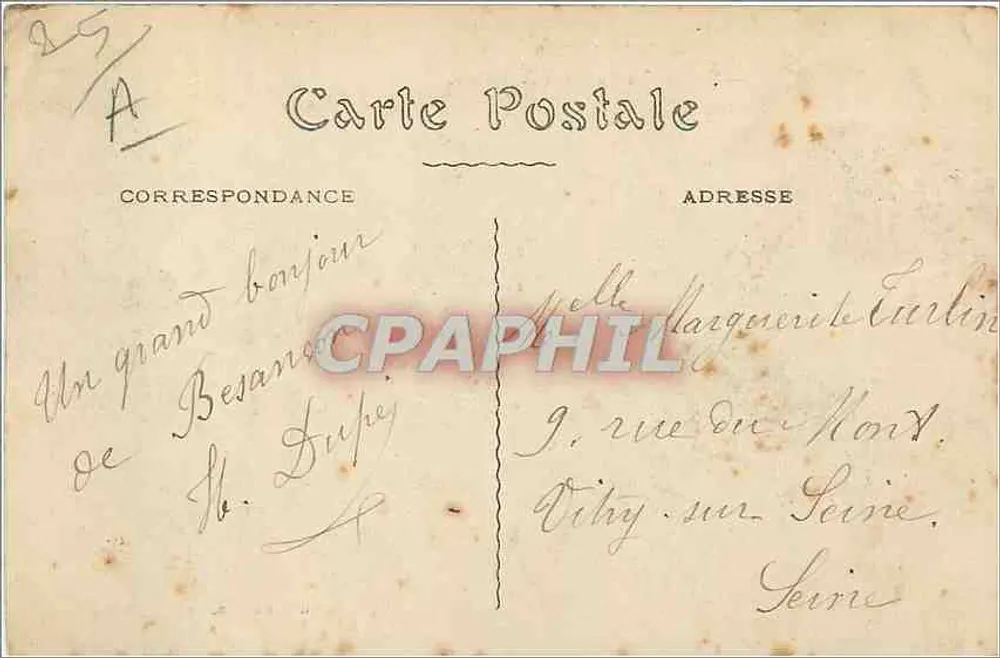 Vale do Doubs na Malate — Besançon — Excursão na Franche-Comté, n°376 - Verso