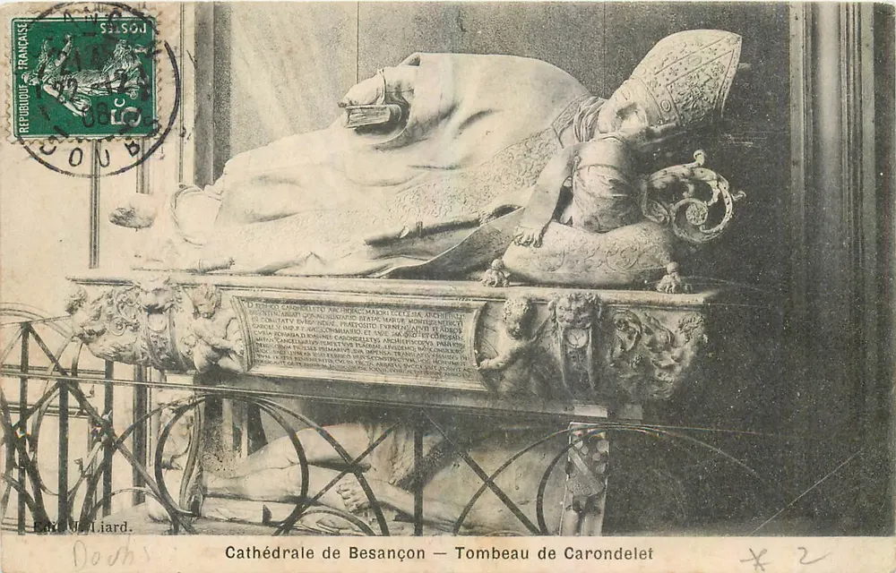 Cathédrale de Besançon — Tombeau de Carondelet — Éditeur Liard, n°2 - Recto