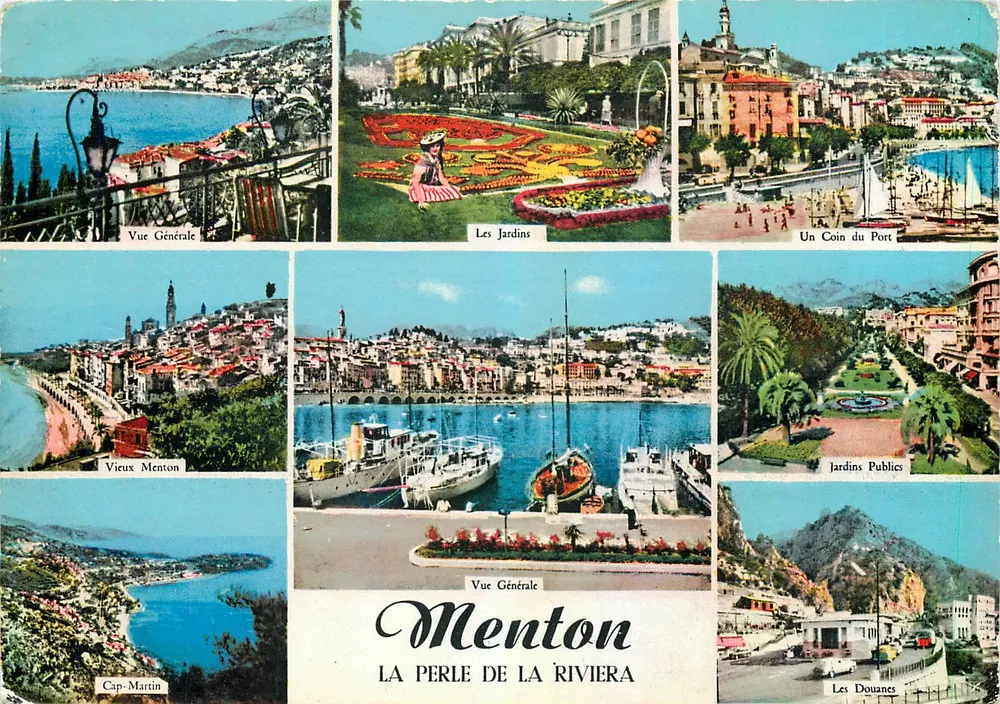 Menton — A PEROLA DA RIVIERA — Edições naturais - Frente