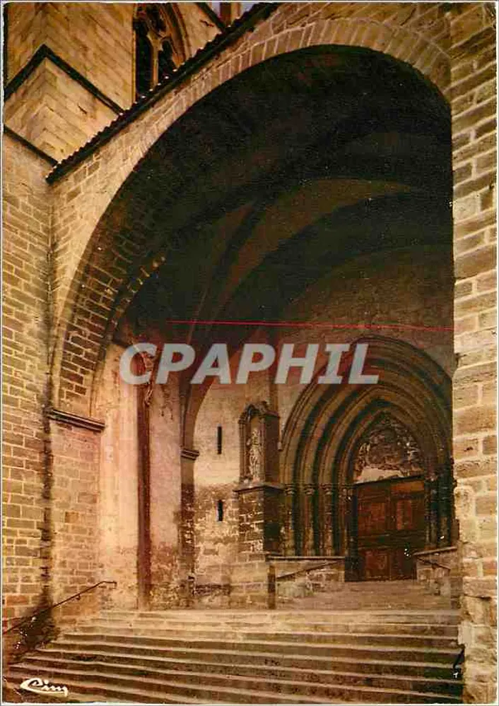 BilloM (P.-de-D.) — Porche de l'église Saint-Loup — Imprimeur Mâcon - Recto