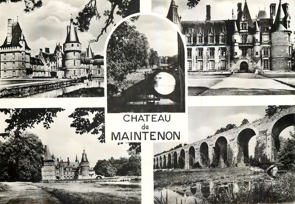 Castelo de Maintenon — vista composta — J. Dolbeau, Editora - Frente