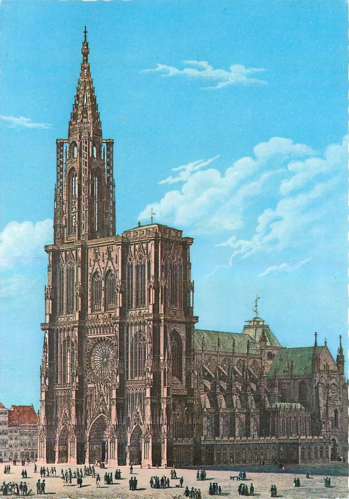 Strasbourg — Catedral de Nossa Senhora — edições de arte MARASCO & Cie S.A. - Frente