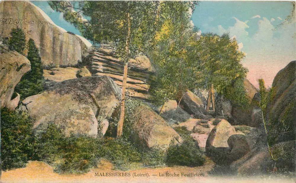 MALESHERBES (Loiret) — La Roche Feuilléeée - Recto