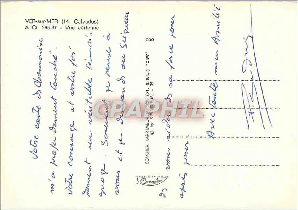 Ver-sur-Mer — Vista aérea — Editor Casa (71) S.&L. - 35 - Reverso