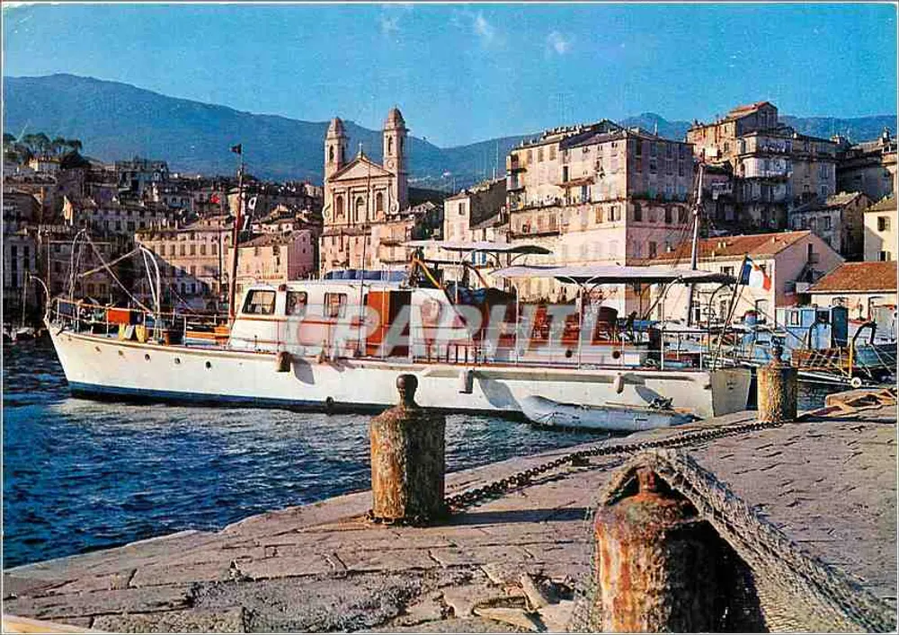 Bastia — Alter Hafen und Kathedrale St-Jean-Baptiste — Editions Kalliste, Nr. 161 - Vorderseite