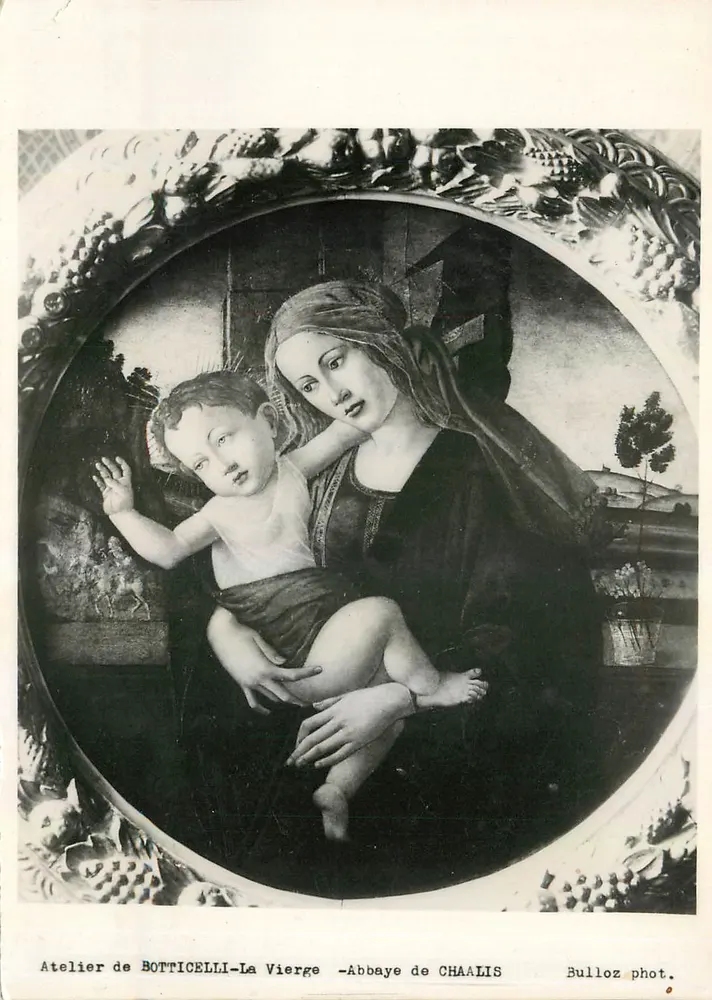 Atelier van Botticelli - De Maagd - Abdis van Chaalis — Bulloz phot. - Voorkant