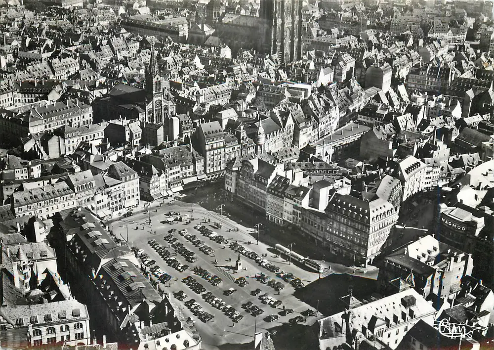 Strasbourg (Bas-Rhin) — Luftaufnahme — Place Kleber — Aériennes Editions SN N° 59 - Vorderseite