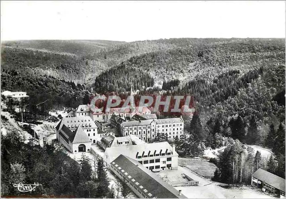 La Pierre qui Vire (Yonne) — Allgemeiner Blick auf das Kloster Sainte-Marie — Verlag: La France Touristique - Vorderseite