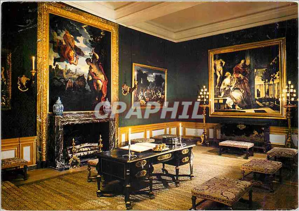 Castelo de Vaux-le-Vicomte — Antecâmara do Surintendente Fouquet — Mexichrome de Arnaud Carpentier - Frente