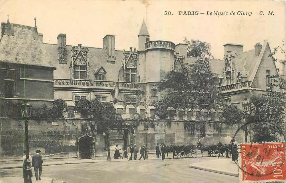 Paris — O Museu de Cluny — C. M. n°58 - Frente