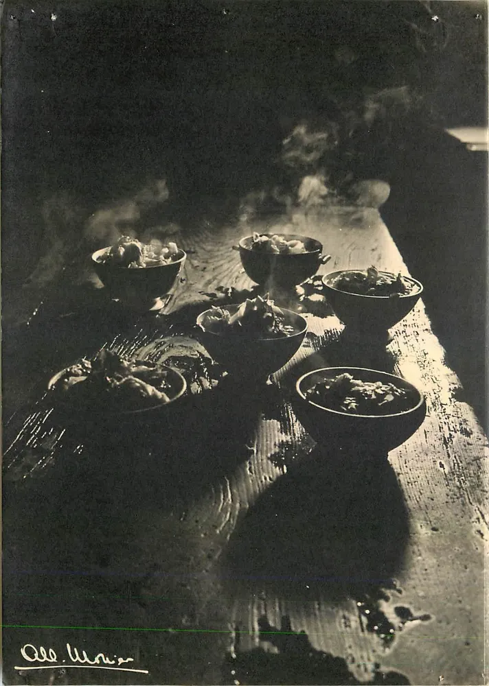 En Auvergne — La soupe aux choux — Albert MONIER, A 729 - Recto