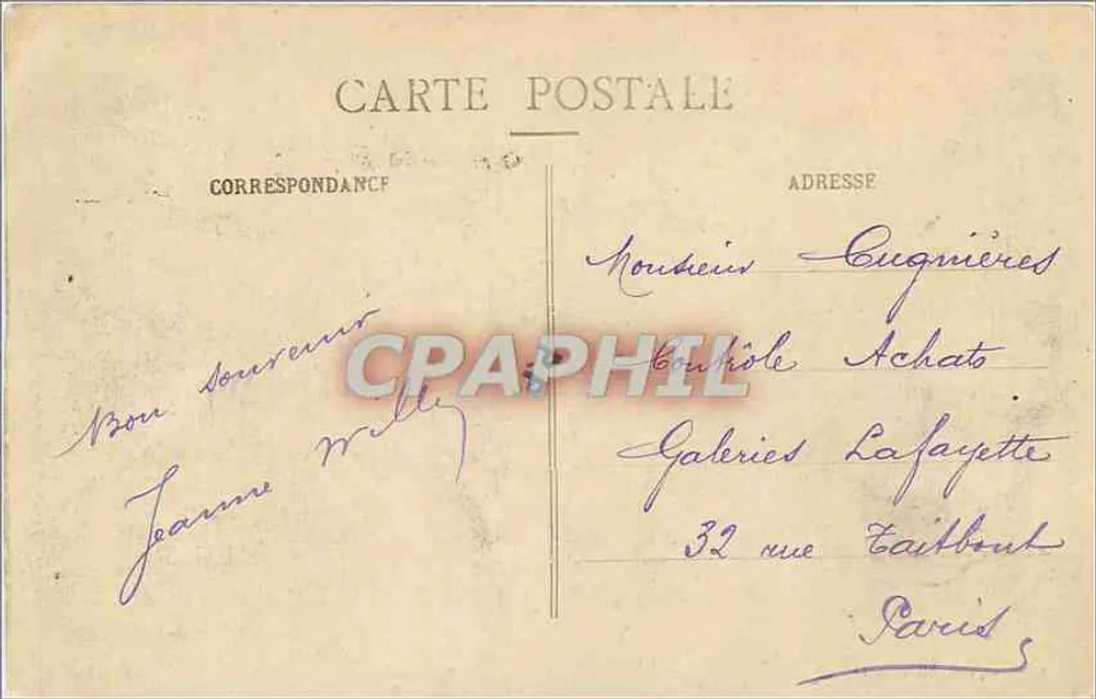 Berck-Plage — Barco de Pesca — L. Journé, editor, Berck-Plage - Verso