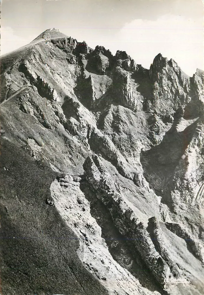 Mont-Dore-les-Bains — Der Gipfel (1886 m.) und die Spitzen des Sancy — Edition Vichy - Vorderseite