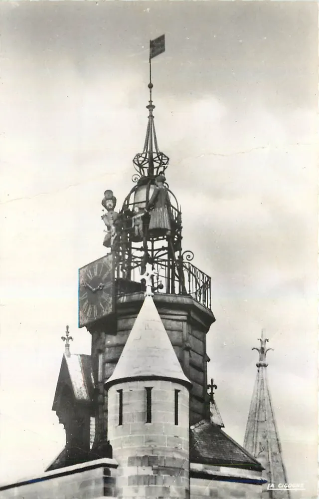 Torre dell'orologio a La Cigogne — editore La Cigogne, n° 21.231.48 - Recto
