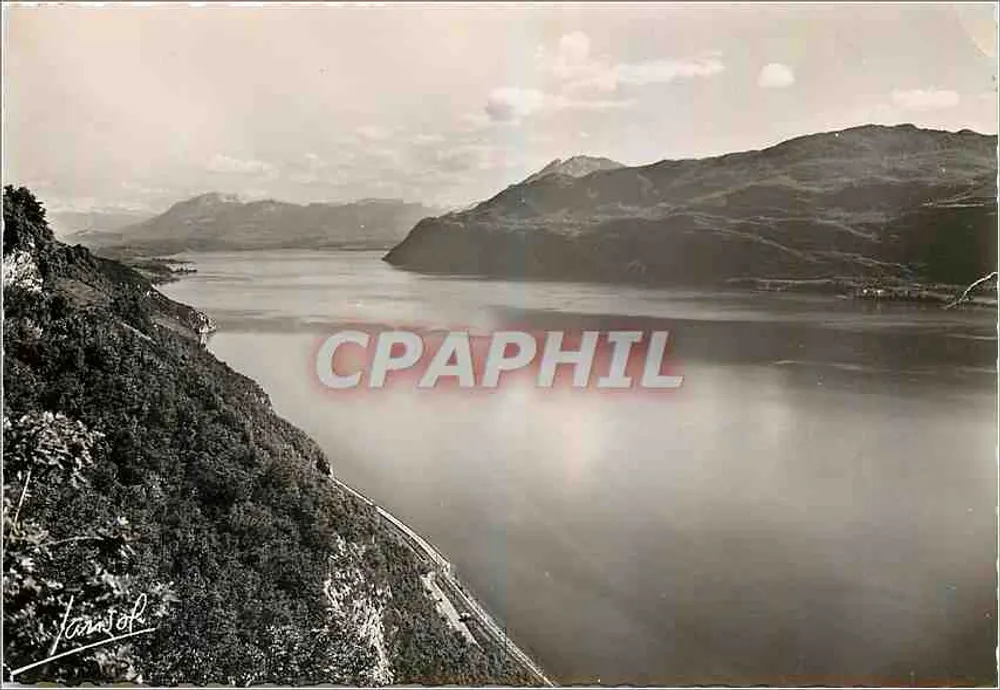 Lago do Bourget — Arredores de Aix-les-Bains — Jansol, Chambéry - Frente