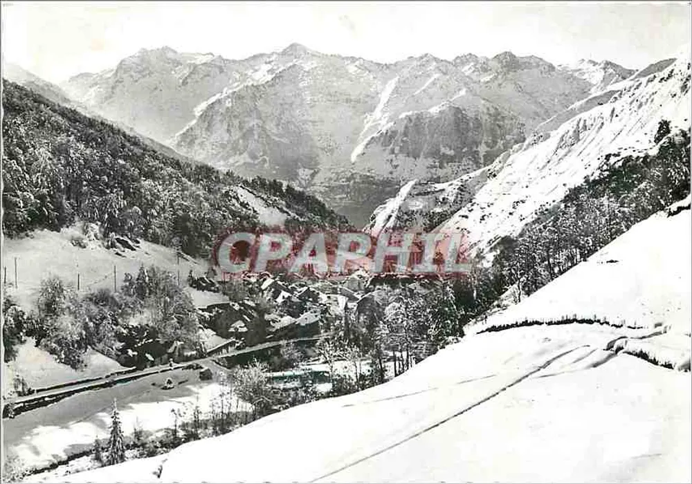 Bareges e o Pic d'Ardiden — vista do Teleférico — Éditions d'Artpyr - Frente