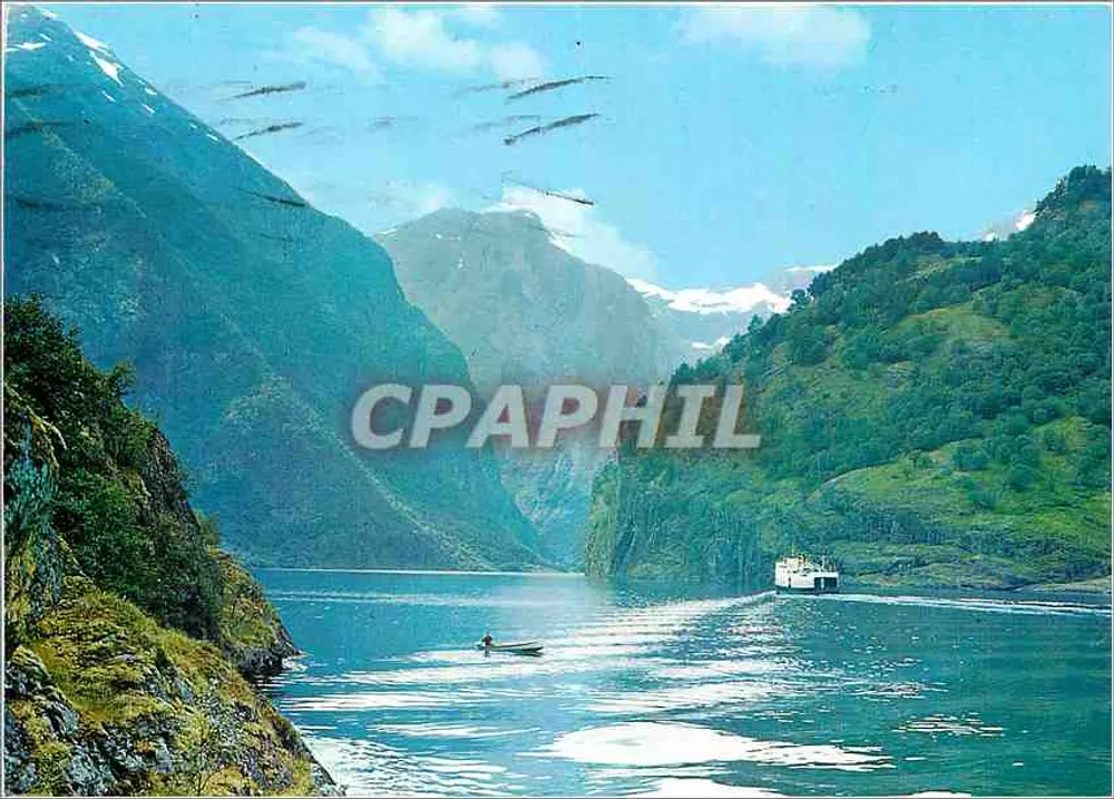 Nærøyfjord - Sogn — Noruega — Editor Normann N-8-25 - Frente