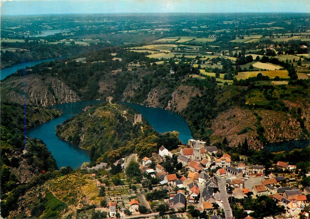 Tal der Creuse — Crozant und die Ruinen des Schlosses (12. bis 13. Jahrhundert) — Éditions Diplôme - Vorderseite