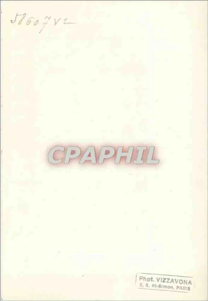 Donna con cappello ornato — ritratto in profilo — incisione firmata 'Flantrie' - Verso