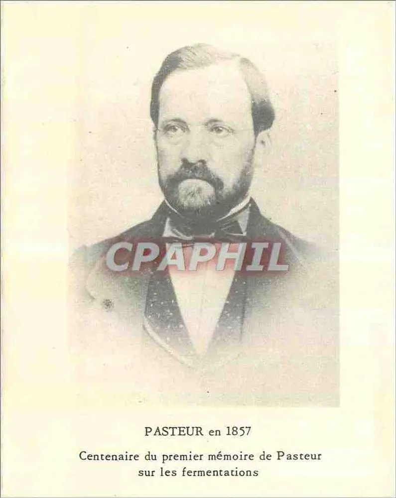 Pastor — Centenário do primeiro memorando de Pasteur sobre fermentações — 1857 - Frente